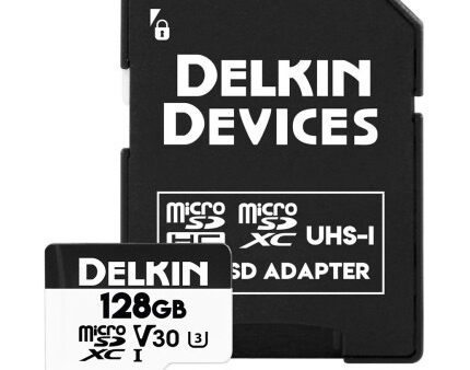 Delkin 128GB ACTION HYPERSPEED microSD U3 Card Cheap