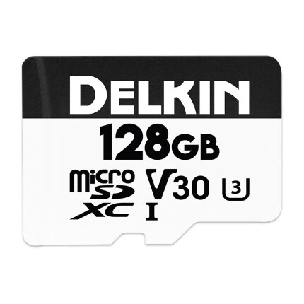 Delkin 128GB ACTION HYPERSPEED microSD U3 Card Cheap