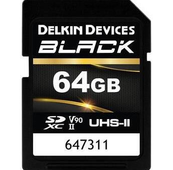 Delkin Devices 64GB BLACK UHS-II SDXC Memory Card Sale