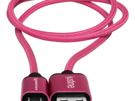 Kondor Blue iJustine Micro-USB to USB-A Charge and Sync Cable (30 , Pink) Online now