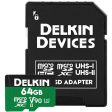 Delkin Devices 64GB POWER UHS-II microSDXC Memory Card with microSD Adapter Cheap