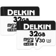 Delkin Devices Hyperspeed UHS-I (U3 V30) 32GB microSD Memory Cards (2PK) Discount