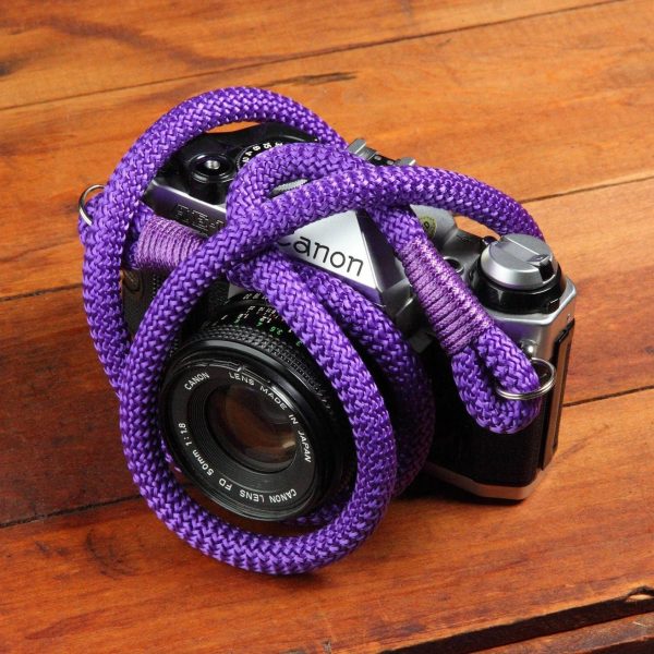 Photogenic Supply Co. Rope Camera Strap (Purple Fringe) Cheap