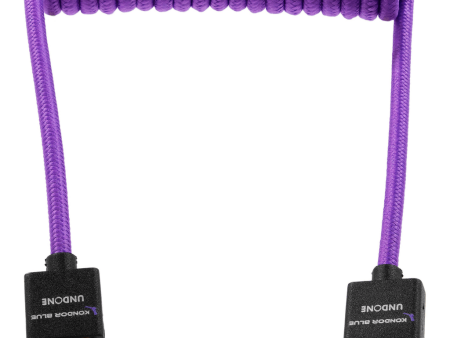 Kondor Blue Gerald Undone MK2 Coiled High-Speed HDMI Cable (12 to 24 , Purple) Online