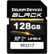 Delkin BLACK 128GB UHS-II Rugged SD Card 300 250 on Sale