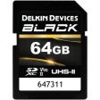 Delkin Devices 64GB BLACK UHS-II SDXC Memory Card Sale