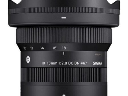 Sigma 10-18mm F2.8 DC DN Contemporary Lens for Fujifilm X-Mount For Cheap