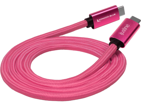 Kondor Blue iJustine Thunderbolt 4 Male Cable (3, Pink) Cheap