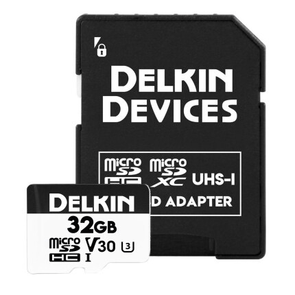 Delkin Devices 32GB Hyperspeed UHS-I SDHC Memory Card with SD Adapter Online Hot Sale