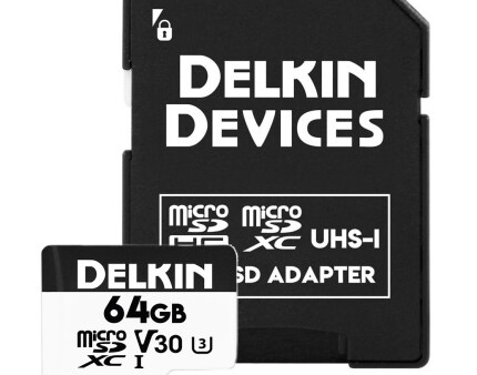 Delkin Devices 64GB Hyperspeed UHS-I SDXC Memory Card with SD Adapter Online