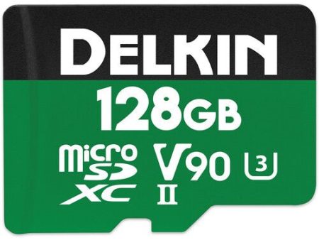 Delkin Devices 128GB Power UHS-II microSDXC Memory Card with microSD Adapter Discount